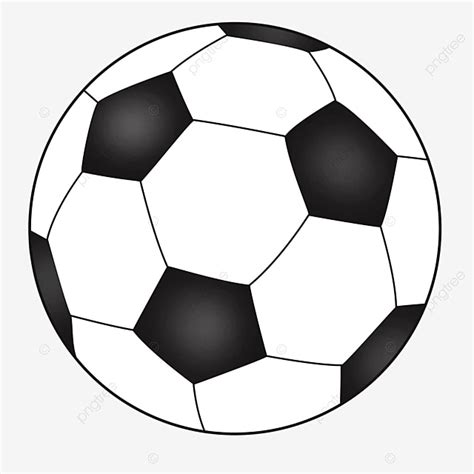 Gambar Logo Bola Hitam Dan Putih Clipart Bola Sepak Hitam Putih Hitam