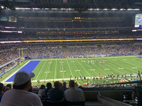 Section 316 at Lucas Oil Stadium - RateYourSeats.com