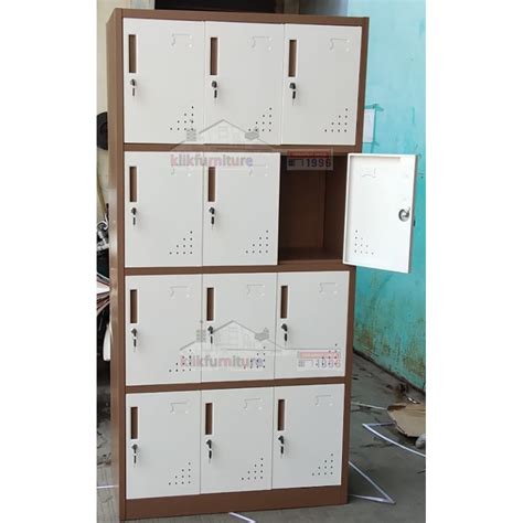 Jual Lemari Loker Locker Cabinet Pintu Besi Pintu Acelo Coklat