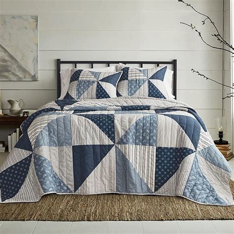 Bee And Willow Home Bee And Willow Percale Patchwork 3 Piece Fullqueen