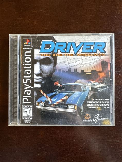 Driver Sony Playstation 1 Ps1 Black Label Complete Cib Reg Card