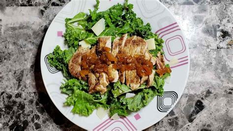 Spicy Pork Tenderloin With Apricot Chutney And Kale Salad Life Time Vibes