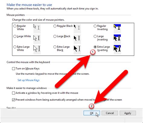 How To Change The Size And Color Of The Mouse Pointer In Windows