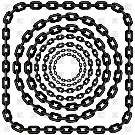 Chain Circle Vector at Vectorified.com | Collection of Chain Circle ...