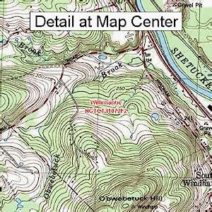 Amazon USGS Topographic Quadrangle Map Willimantic Connecticut