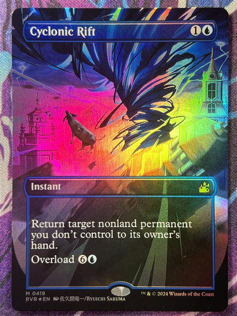 Cyclonic Rift Rvr Full Art Foil Bootleg Mage