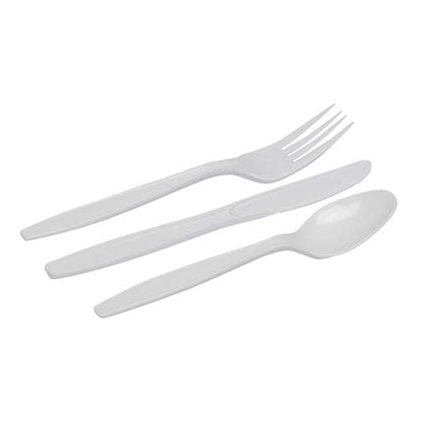 Dixie Heavy Weight Disposable Plastic Forks Knives Spoons Combo