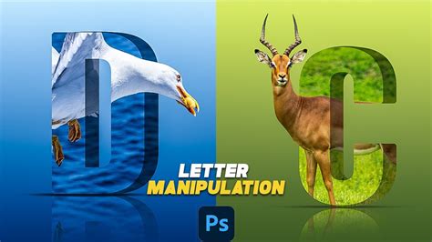 Easy 3D Letter Manipulation In Photoshop For Beginners Tutorial 2023