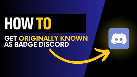 How To Get Originally Known As Badge Discord Quick And Easy Youtube