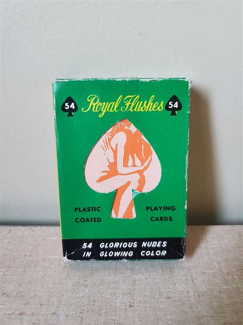 Vintage Nude Playing Cards Royal Flushes Glorious Nudes Complete