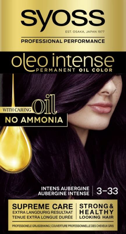 SYOSS Oleo Intense 3 33 Intens Aubergine Goedkopehaarverf Nl