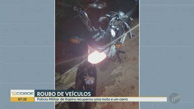 Bom Dia Cidade Campinas Piracicaba Motocicleta roubada é recuperada