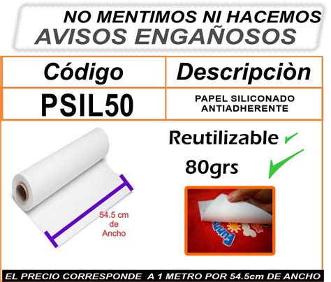 Papel Siliconado Antiadherente Moritzu