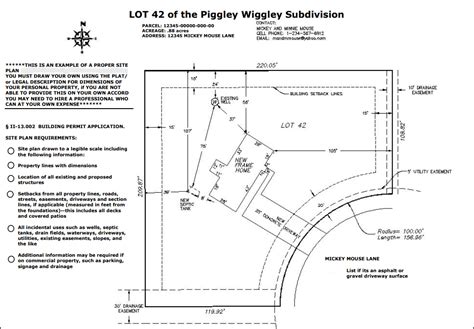 Examples of Site Plans | Palatka, FL - Official Website