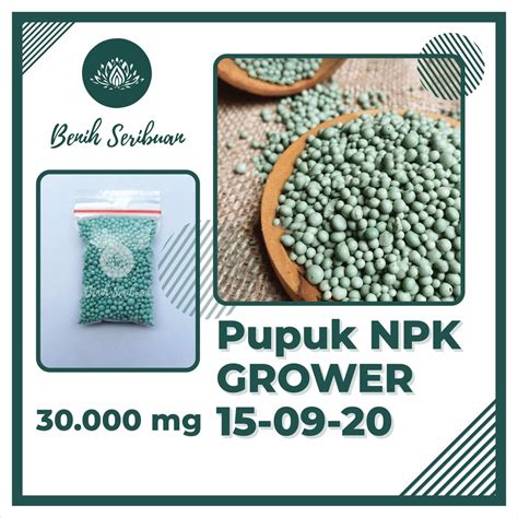 Jual Pupuk Npk Mutiara Grower Te Nutrisi Pertumbuhan Bunga