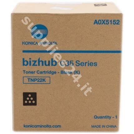 Original Konica Minolta Toner Nero A X Tnp K