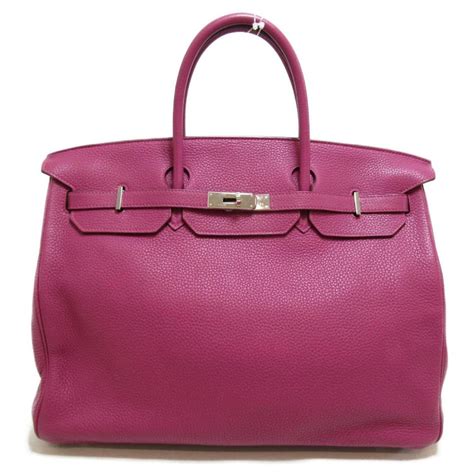 Herm S Hermes Birkin Pink Pony Style Calfskin Ref Joli Closet