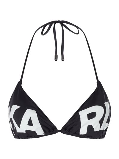 Karl Lagerfeld Beachwear Bikini Oberteil In Triangel Form Mit Logo