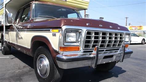 1979 Ford F 350 Ranger XLT Camper Special Super Cab Xtra YouTube