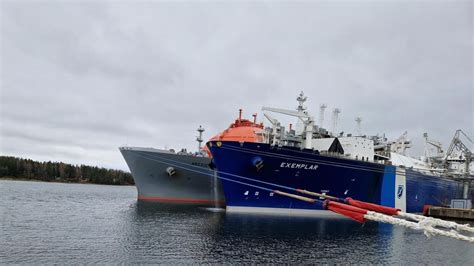 The Lng Vessel Arctic Voyager Visited Inkoo Terminal Gasgrid Finland