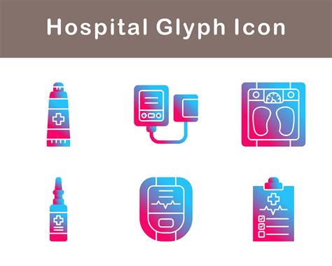 Hospital Vector Icon Set 20644925 Vector Art at Vecteezy