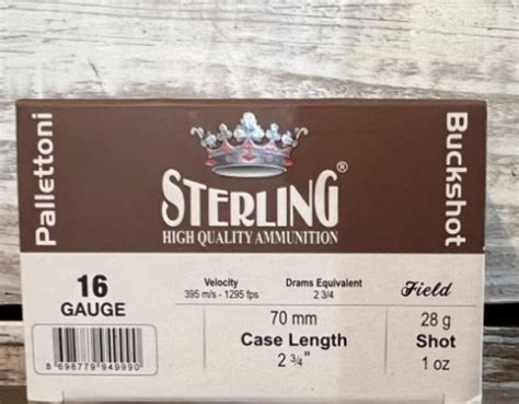 16 Gauge Buckshot Sterling #1 BUCK – Big K Ammo