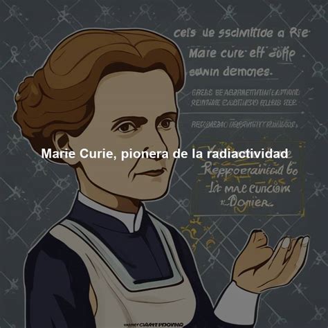 Marie Curie Pionera De La Radiactividad Directorio De Personajes