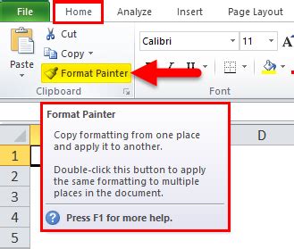 Format Painter In Excel Examples How To Use Format Painter