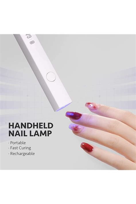 GAOY Handheld UV Light For Gel Nails Mini Nail Light Portable LED