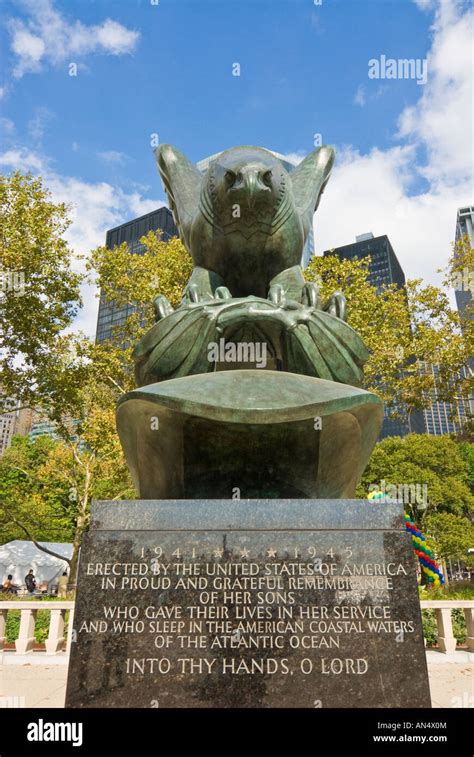 World War II Coast Guard Memorial Battery Park Manhattan New York