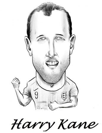 Harry Kane Coloring Page Coloring Home