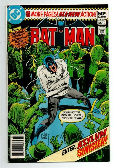 Batman Newsstand Joe Kubert Fn Comic Books Bronze