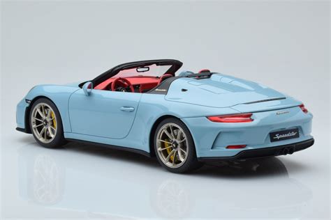 Porsche 911 991 2 Speedster Meissen Blue GT Spirit 1 18 Neues Modell