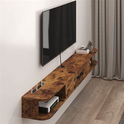 Bixiaomei Floating TV Unit 55 Wall Mounted TV Cabinet Floating