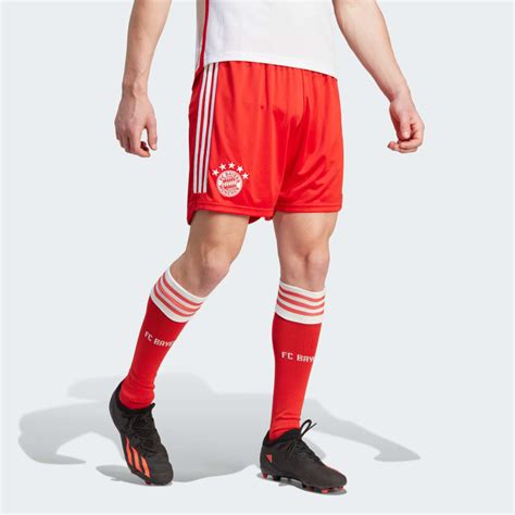 adidas FC Bayern München 23 24 Heimshorts Rot adidas Deutschland