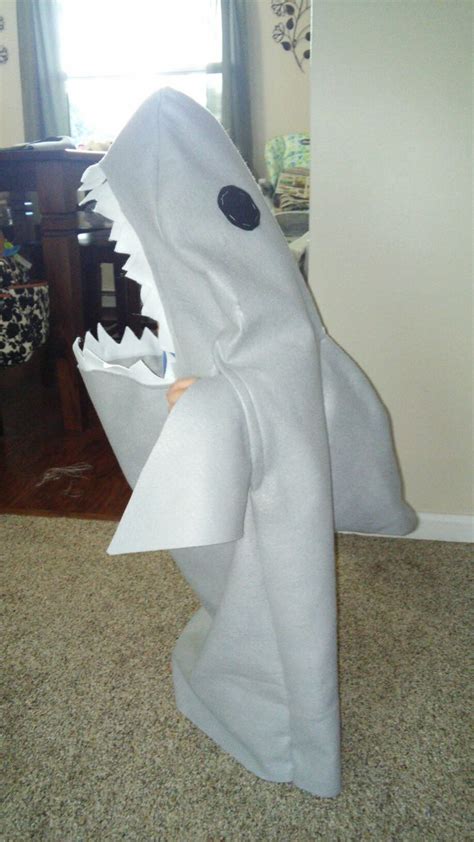 DIY toddler shark Halloween costume | Shark halloween costume, Shark ...