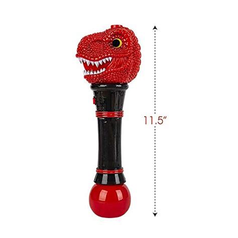 115 Inch Light Up T Rex Bubble Blower Wand Batteries And Bubble Flu