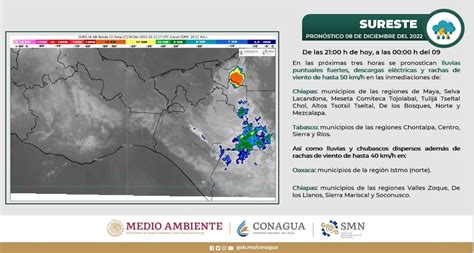 CONAGUA Clima on Twitter Revisa la siguiente imagen y entérate de las