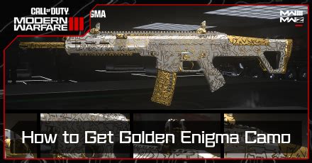 Golden Enigma Camo Challenges Is Golden Enigma Bugged Call Of Duty