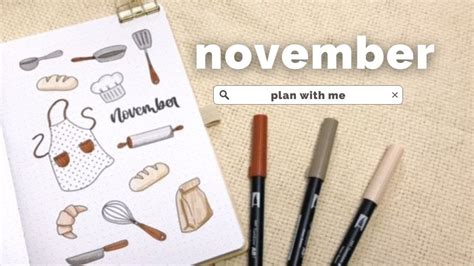 NOVEMBER PLAN WITH ME November 2023 Bullet Journal Setup November