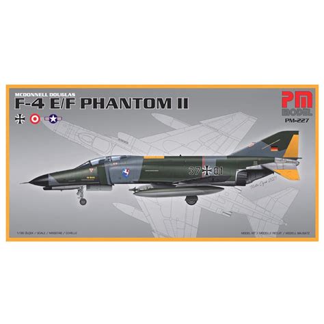 PM Model McDonnell Douglas F-4 E/F Phantom II Aircraft Model Kit Scale 1:96