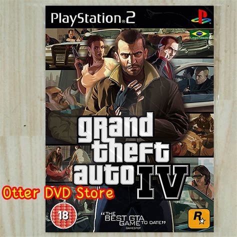 Jual Kaset Game PS2 PS 2 Grand Theft Auto 4 GTA 4 GTA IV Shopee