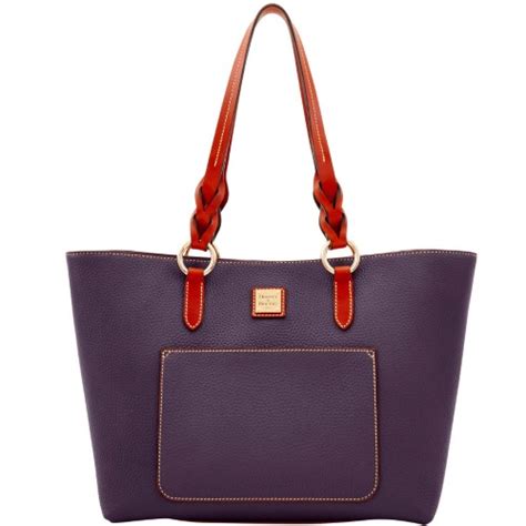 Dooney Bourke Pebble Grain Tammy Tote Plum Wine Dooney Dooney