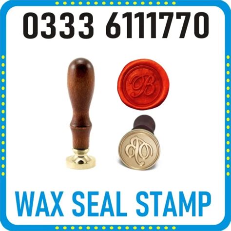 Wax Seal Stamp Maker in Pakistan