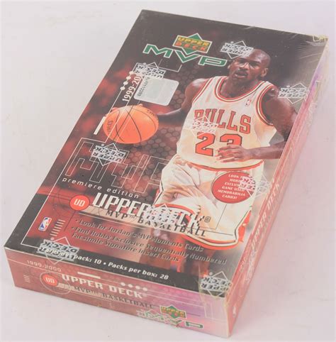 Lot Detail Upper Deck Mvp Basketball Trading Cards Unopened