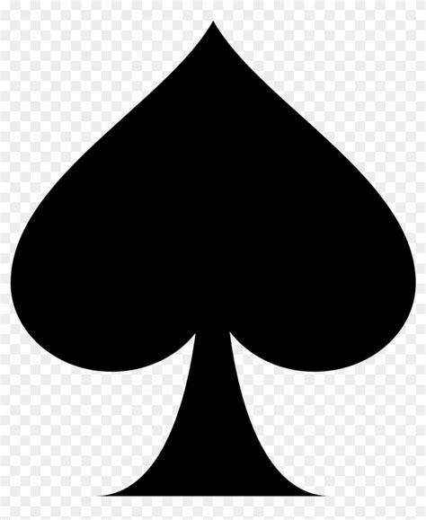 Playing Card Ace Of Spades Suit Clip Art - Spade Clip Art, HD Png Download - 1600x1200(#97345 ...