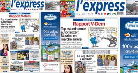 En Couverture Les Grands Titres De L Express De Ce Vendredi 8 Mars 2024