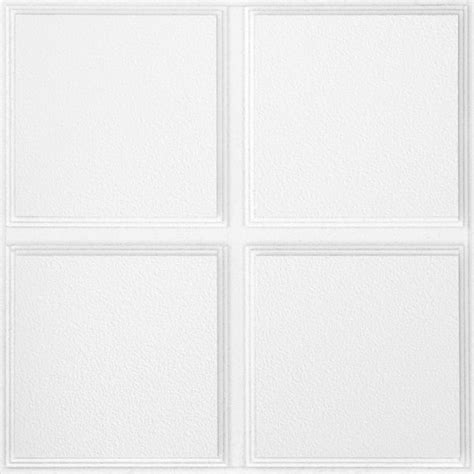 Armstrong Ceilings Cascade White 6 In X 6 In Suspendeddrop Tegular