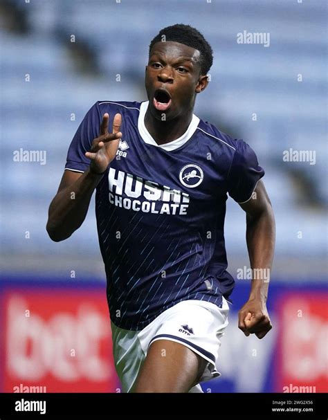 Millwall's Adedapo Olugbodi during the FA Youth Cup fifth round match at the Coventry Building ...