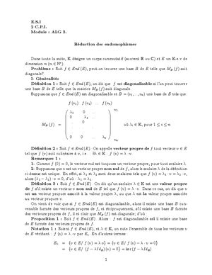 Td Matrices Partie Iii Linear Algebra Ii E Inptic Le